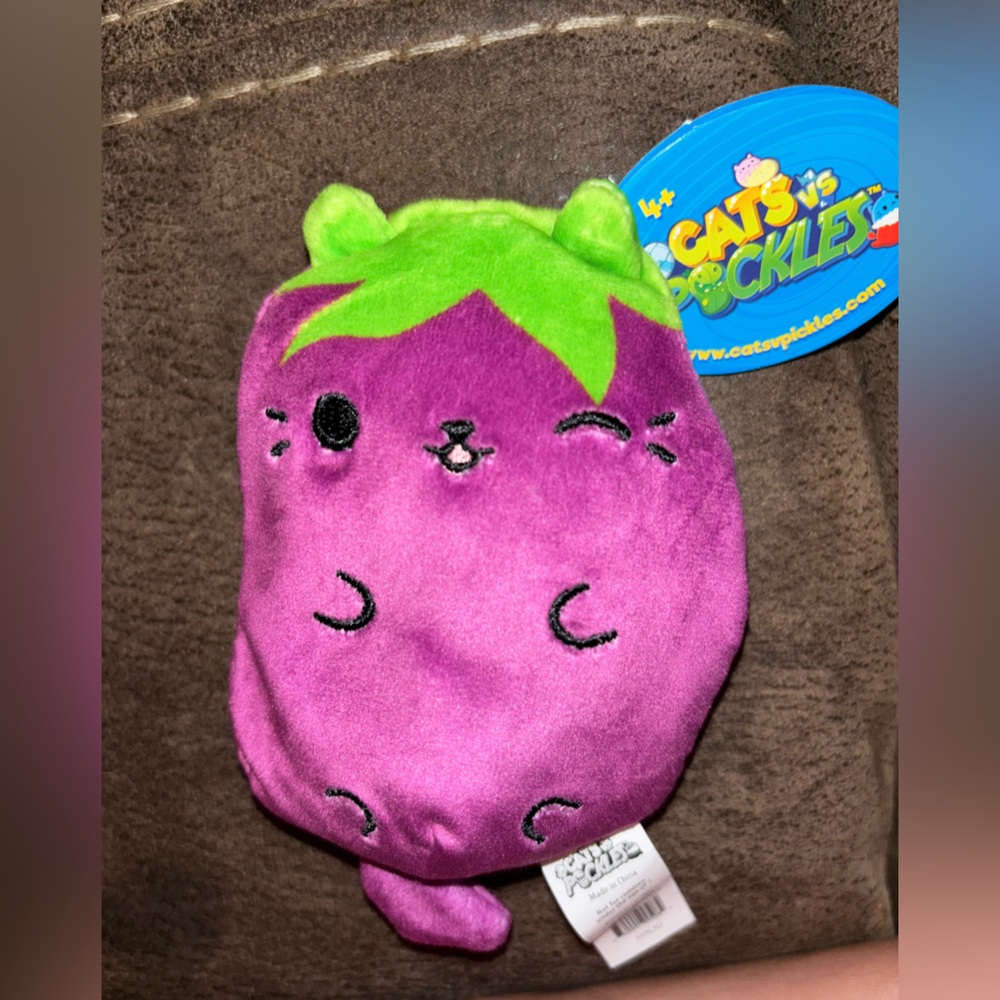 Cats Vs. Pickles Purple Series Eggplant #021